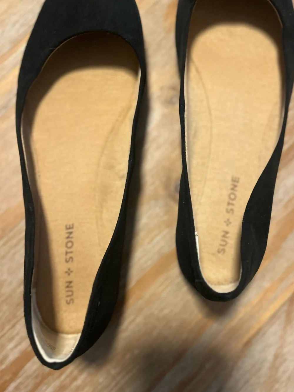 Sun+Stone Eliana Faux Suede Ballet Flats - Picture 3 of 8
